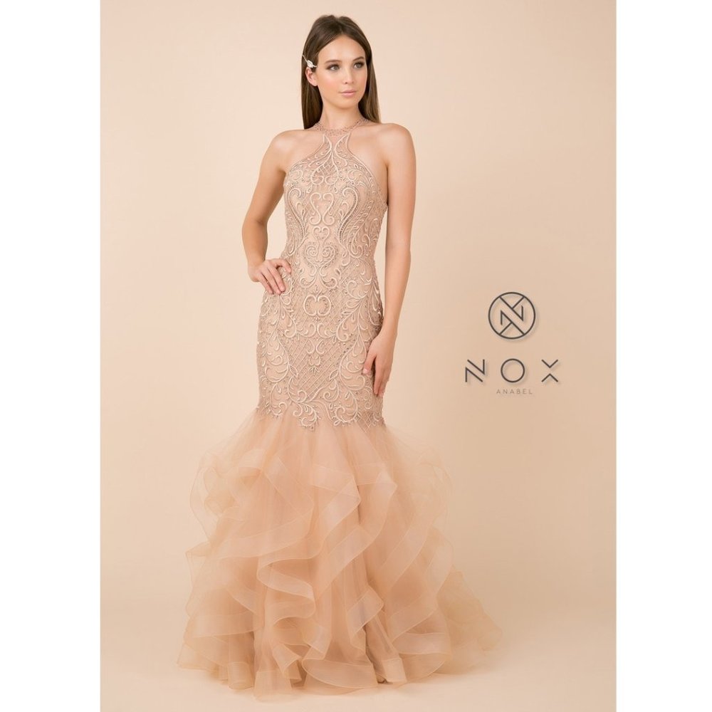 BEAUTIFUL DRESS-M189-ROSEGOLD